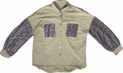 Chicme olive green sequin - olive,