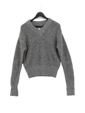 COS Women's Jumper S Grey Wool