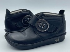 Alegria smooth Black leather