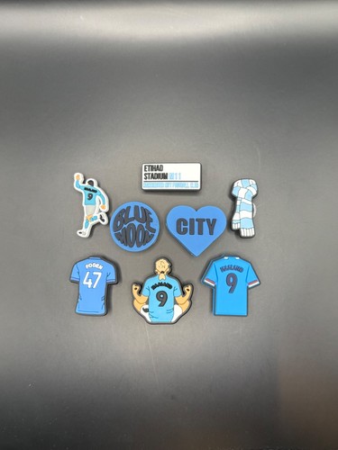 Manchester city shoe charm - city,