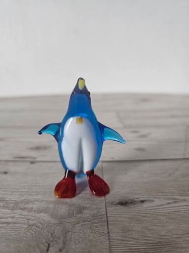 Vintage hand blown penguin - vintage,