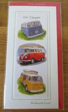 VW Camper Book mark Greetings