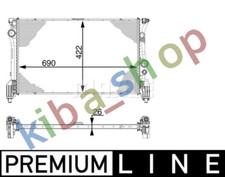 ENGINE RADIATOR FITS MERCEDES