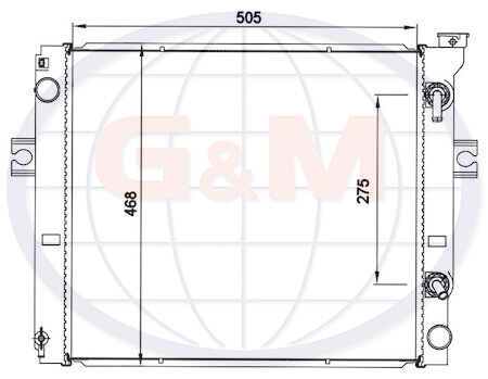 Radiator for toyota - radiator,
