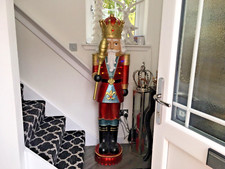 Christmas LED Nutcracker Soldier 5Ft 3 Tall Life Size Covered Outdoor Indoor