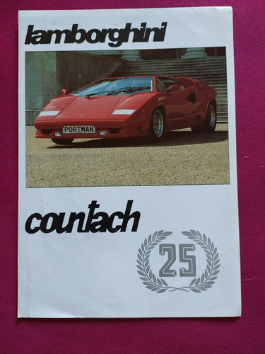 1989 lamborghini countach 25th - lamborghini,