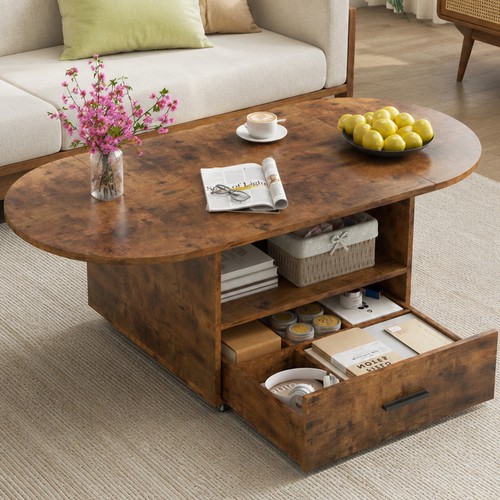Foldable coffee table - coffee,