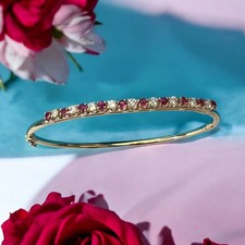 Stunning 14K Yellow Gold Ruby