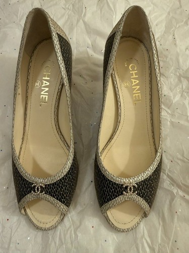 Chanel peep toe - peep-toe, kitten