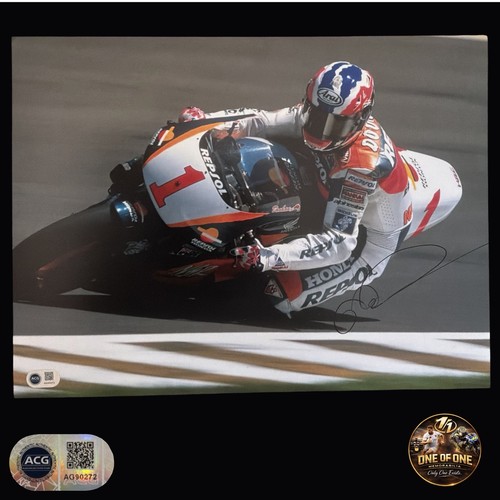 Mick doohan signed 16x12 - mick,