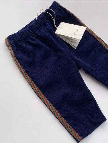 Gucci baby corduroy navy - baby,