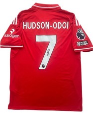 CALLUM HUDSON-ODOI SIGNED NOTTINGHAM FOREST 2025/26 HOME SHIRT WITH PROOF 