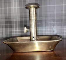 Antique brass candlestick old - antique,