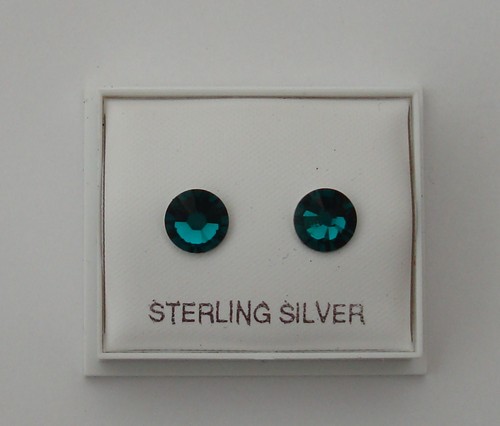 Multicolour stud earrings made - multicolour,