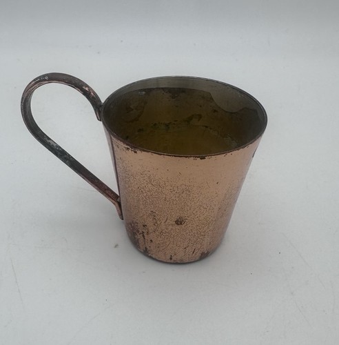Copper rum tot mug - rum, with