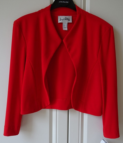Joseph ribkoff red bolero - ribkoff,