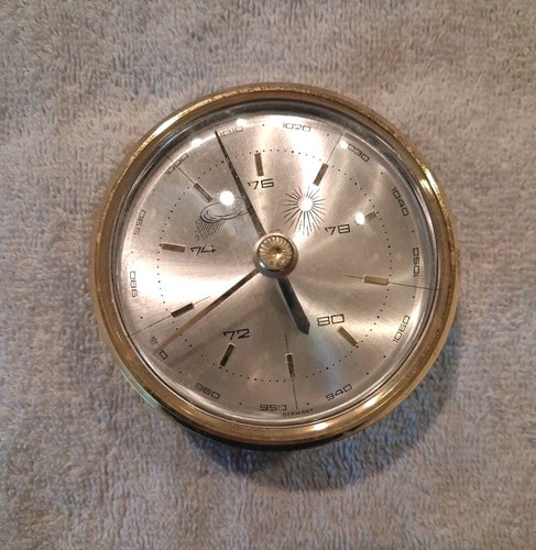 Vintage brass german - brass, aneroid