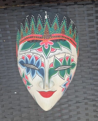 Vintage indonesian java wooden - vintage,