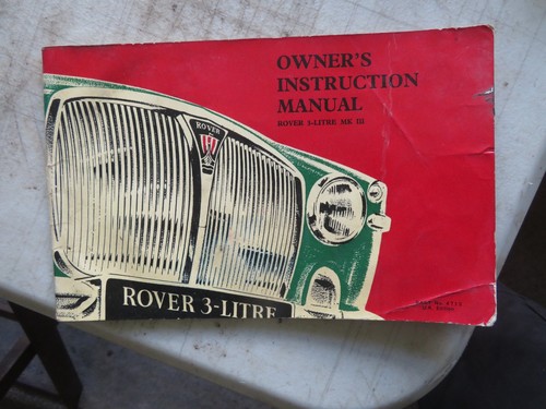 Rover litre mk3 drivers - p5,