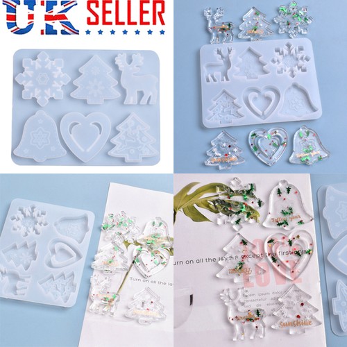 Christmas resin pendant - resin,