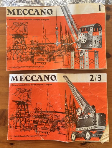 Meccano vintage job lot - meccano,