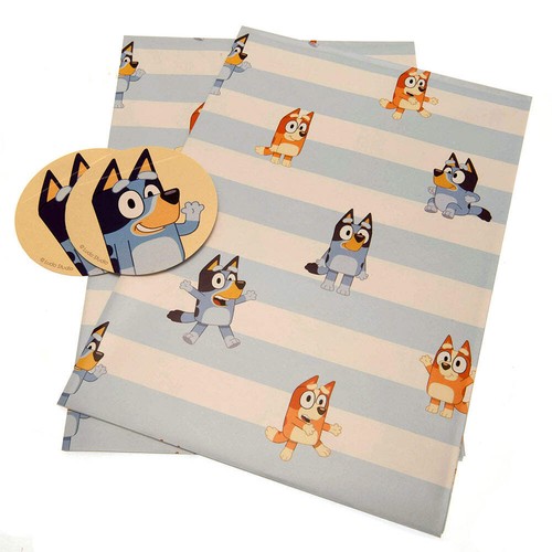 Bluey gift wrap - bluey,