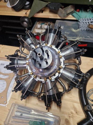 Cylinder radial engine - rc,