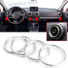 4x Interior Silver Air Vent