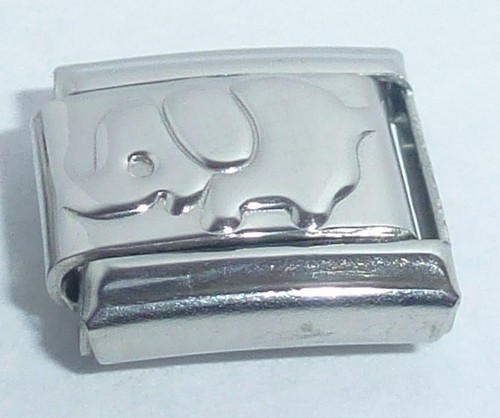 Silver elephant italian - silver,
