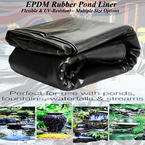 Epdm rubber pond liner - rubber,