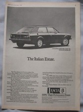 1976 Lancia Beta HPE Original advert No.1