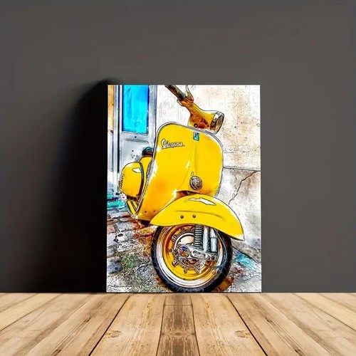 Framed canvas modern - modern, electric
