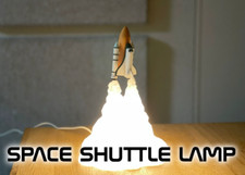 Space shuttle rocket lamp - space, shuttle/