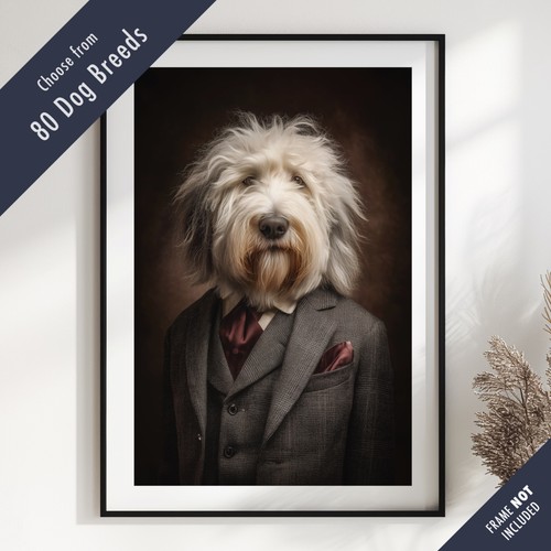 Smartly dressed dog - dog, portrait