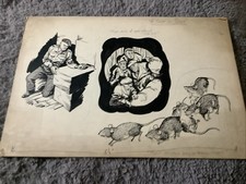 Original Comic Book Art Ink On Board By Artist Peter Jackson 