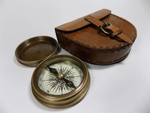 Authentic vintage brass pocket - authentic,
