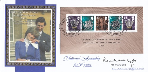 Ken wharfe signed - wharfe,
