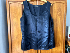 LADIES VEST/TOP "MARKS & SPENCER"  UK PLUS SIZE 20 NAVY IN COLOUR BNWT