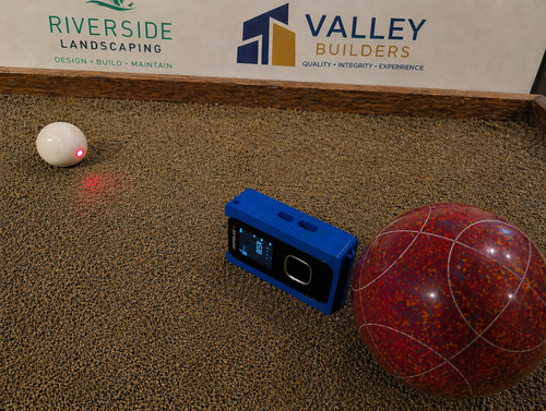 Laser bocce measure - -, impulse