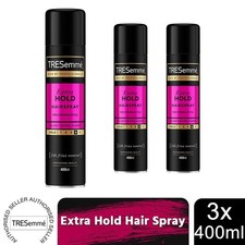 TRESemme 24 Hour Frizz Control Hair Spray, Extra Hold, 3 Pack, 400ml