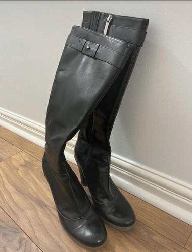 Gino rossi black leather - black, boots