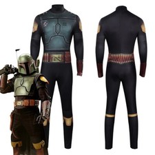 The Book of Boba Fett Cosplay Jumpsuit Boba Fett Costume Halloween Carnival Suit