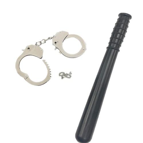 Police truncheon handcuffs - &,