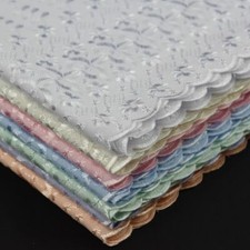 Double Border Scalloped Edge