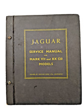 JAGUAR Service Manual For Mark VII and XK 120 Models EUC Bentley's 2nd Coventry