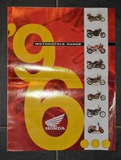 Honda UK Motorcycle Range Brochure 1996 CBR1000RR RVF750R RC45 GoldWing C90 SH50