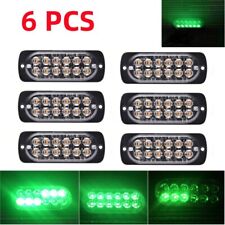 6X 12 LED Green Emergency