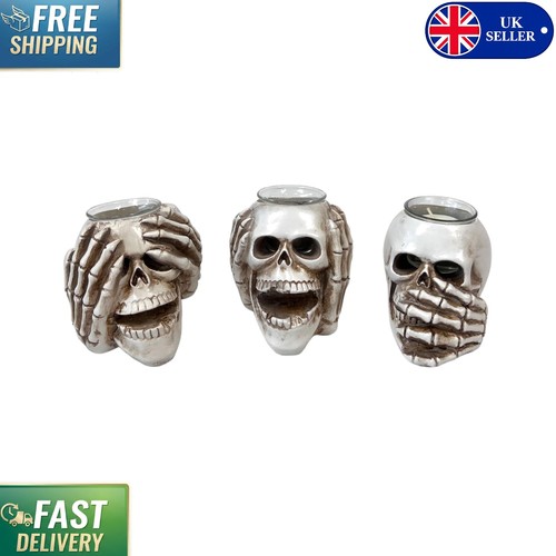 Skull tea light - tea, holders