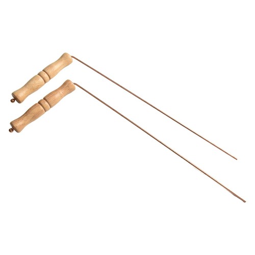 Wooden handle dowsing rods - handle,