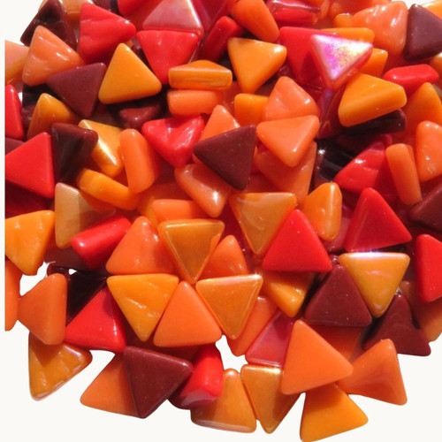 Mini triangle mosaic tiles - triangle, –